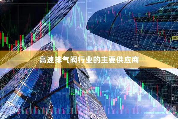 高速排气阀行业的主要供应商